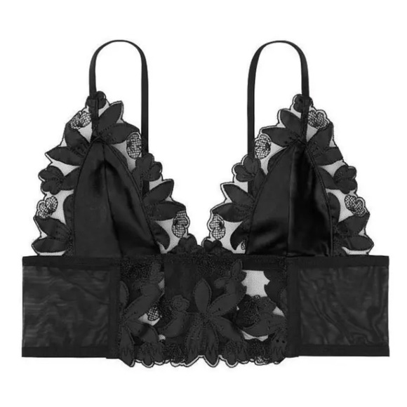 $8̶0̶ RARE Victoria’s Secret STUNNING Floral Longline Bra NWT - Picture 3 of 4